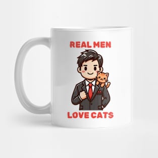 Real Men Love Cats Mug